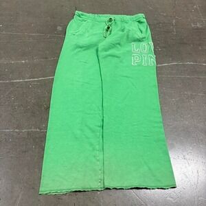 Victoria Secret's PINK Sweatpants Women's Size S Wide Leg Flare Y2K Vintage Cute
